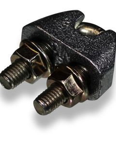 Cable clamp safety 8mm DIN EN13411-5 galv